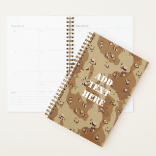 Wüste Camouflage 'Schokoladenkreuz' Militär Planer
