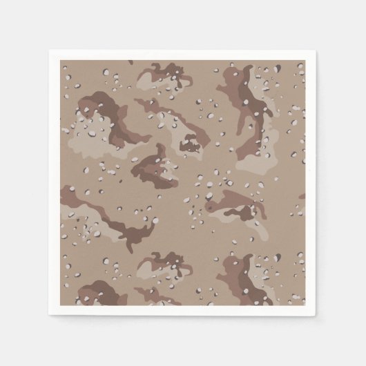 Wüste-Camouflage Serviette (Vorderseite)