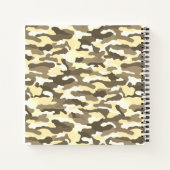 Wüste Camouflage Square Notizblock (Rückseite)