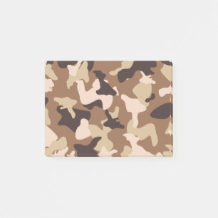 Wüste-Camouflage und Tarnmuster Post-it Klebezettel