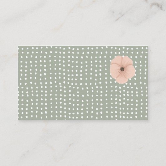 Wüste Chic Diaper Raffle Begleitkarte (Rückseite)