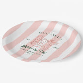 Wüste Cowgirl Country Club | Bachelorette Pappteller (Schrägansicht)