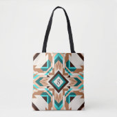 Wüste Crossroads Tote Tag Tasche (Vorderseite)
