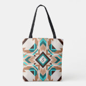 Wüste Crossroads Tote Tag Tasche (Rückseite)