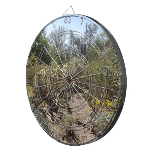 Wüste Dartscheibe (Vorderseite rechts)