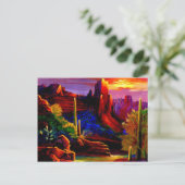 Wüste Delight Postcard Postkarte (Stehend Vorderseite)