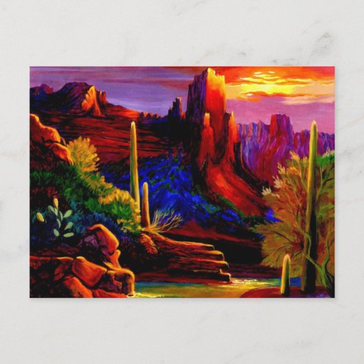 Wüste Delight Postcard Postkarte (Vorderseite)