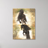 Wüste der Freude - überzogene Leinwand (Vorderseite)