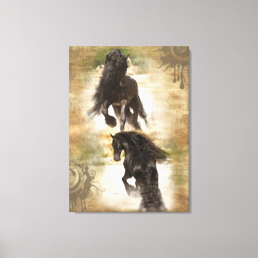 Wüste der Freude - überzogene Leinwand (Vorderseite)