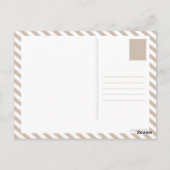 Wüste der Maine Postkarte (Rückseite)