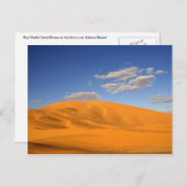 Wüste der Sahara in Marokko Postkarte (Vorne/Hinten)