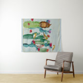 WÜSTE DER SONG-VÖGEL WANDTEPPICH (Beispiel (Horizontal))