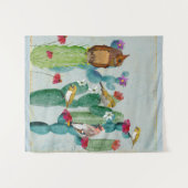 WÜSTE DER SONG-VÖGEL WANDTEPPICH (Vorderseite (Horizontal))