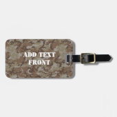 Wüste der Wälder MilitärCamouflage Gepäckanhänger (Vorderseite horizontal)