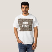 Wüste der Wälder MilitärCamouflage T-Shirt (Vorne ganz)