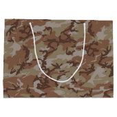 Wüste der Wälder Militärische Camouflage Große Geschenktüte (Rückseite)