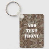 Wüste der Wälder Militärische Camouflage Schlüsselanhänger (Vorderseite)