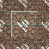 Wüste der Wälder Militärische Camouflage Stoff (Kachel)