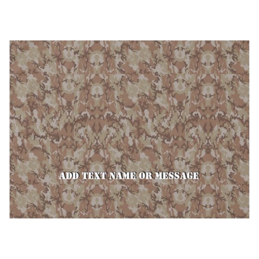 Wüste der Wälder Militärische Camouflage Tischdecke (Vorderseite (Horizontal))