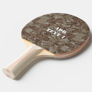 Wüste der Wälder Militärische Camouflage Tischtennis Schläger