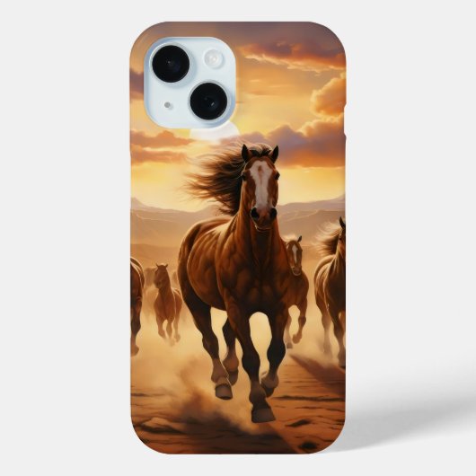 Wüste der Wilden Pferde Case-Mate iPhone Hülle (Rückseite)