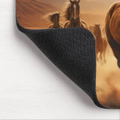 Wüste der Wilden Pferde Mousepad (Ecke)