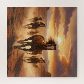 Wüste der Wilden Pferde Puzzle (Horizontal)