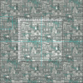 Wüste des alten Westerns Stoff (Kachel)