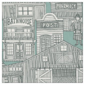 Wüste des alten Westerns Stoff (Nahaufnahme)