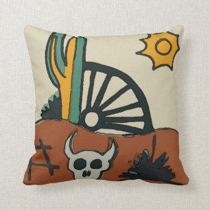 Wüste des mexikanischen Westerns Kissen