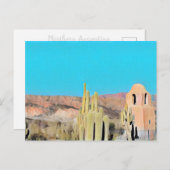 Wüste des Nordargentinens Postkarte (Vorne/Hinten)
