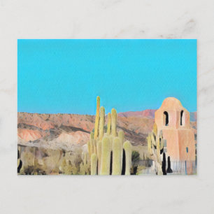 Wüste des Nordargentinens Postkarte