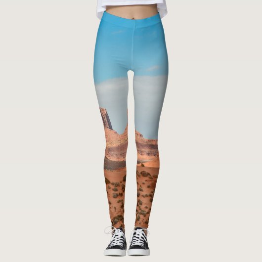 Wüste des Westerns Leggings (Vorderseite)