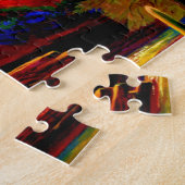 Wüste, die von Sunset Jigsaw Puzzle gemalt wurde (Seite)