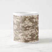 Wüste Digital Camouflage Deer Camouflage Muster Jumbo-Tasse (Vorderseite)