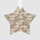 Wüste Digital Camouflage Deer Camouflage Muster Ornament (Rückseite)