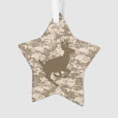 Wüste Digital Camouflage Deer Camouflage Muster Ornament (Vorderseite)