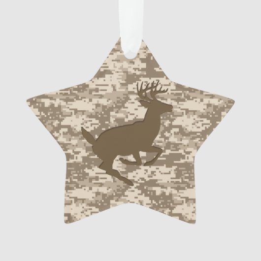 Wüste Digital Camouflage Deer Camouflage Muster Ornament (Vorderseite)