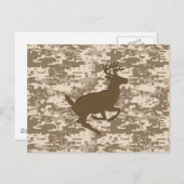 Wüste Digital Camouflage Deer Camouflage Muster Postkarte (Vorne/Hinten)