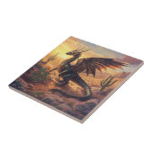 Wüste-Drachenteil im Südwesten - Fantasy Wall Deck Fliese (Seite)