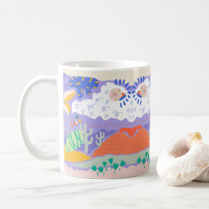 Wüste Dreamscape Abstrakte Tasse - Lebhaft