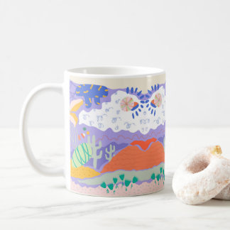 Wüste Dreamscape Abstrakte Tasse - Lebhaft