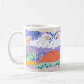 Wüste Dreamscape Abstrakte Tasse - Lebhaft (Links)