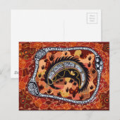 Wüste Echidna Dreaming Postkarte (Vorne/Hinten)