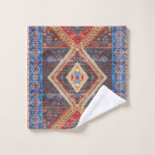 Wüste Echoes: Südwestliches Boho-Erbe Badhandtuch Set (Waschlappen)