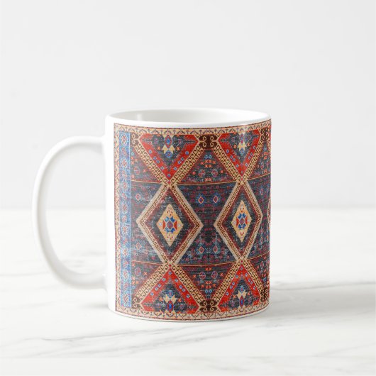 Wüste Echoes: Südwestliches Boho-Erbe Kaffeetasse (Links)