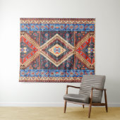 Wüste Echoes: Südwestliches Boho-Erbe Wandteppich (Beispiel (Horizontal))