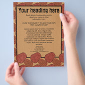 Wüste, Flyer (Hand)