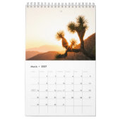 Wüste-Foto-Geschenk mit Kaktus Kalender (Mär 2027)