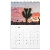 Wüste-Foto-Geschenk mit Kaktus Kalender (Jan 2026)